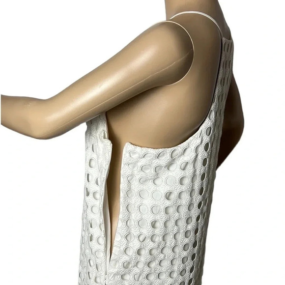 1.State ,dress,women M,white,crochet,big eyelet,halter dress,cotton,Resortwear - Picture 7 of 13